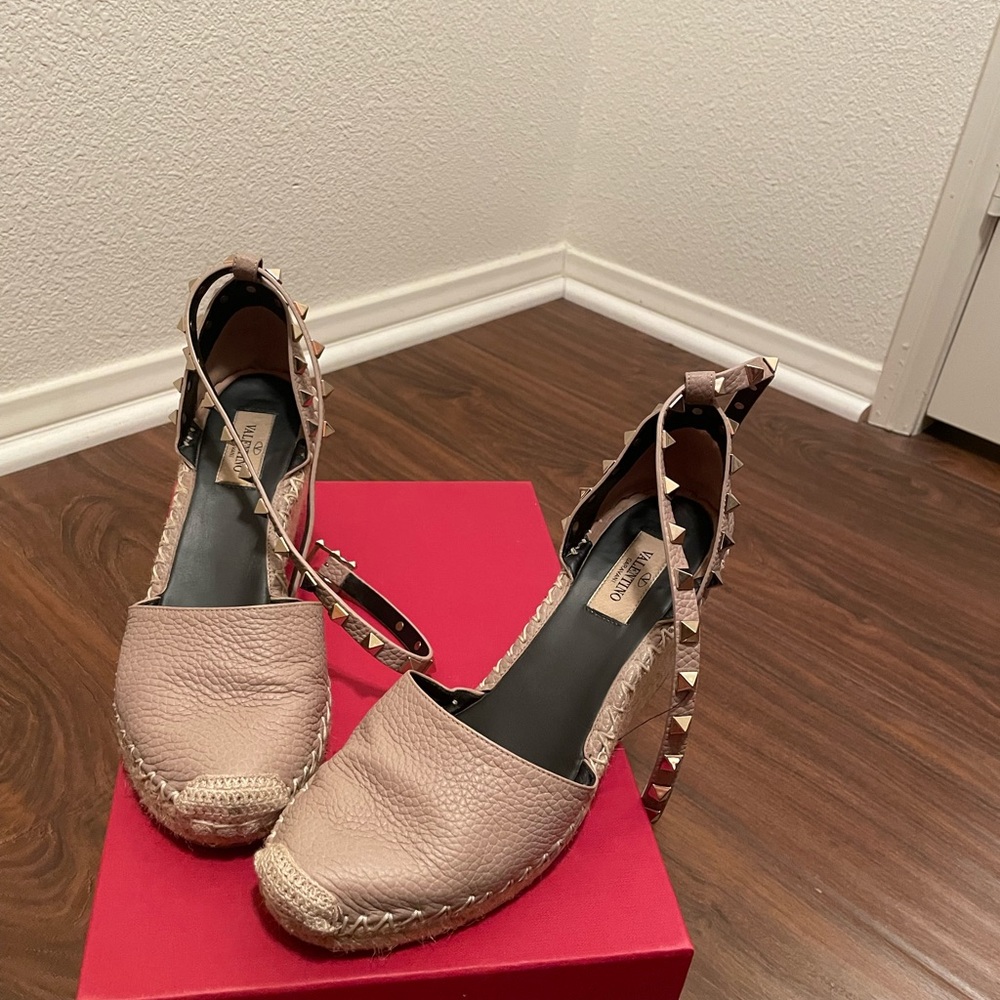 Valentino wedge espadrilles